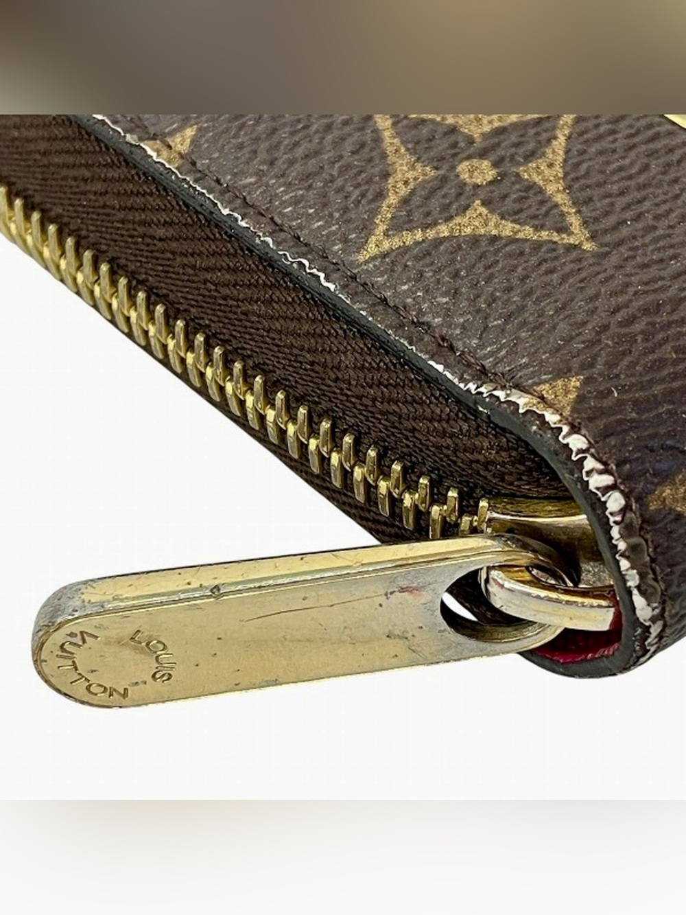 RARE LOUIS VUITTON Wallet Monogram Lovelock Wallet Purses Bag PVC Leather M641 - Picture 7 of 12